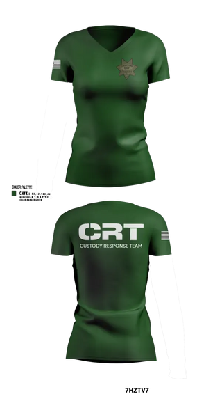 Womens Short Sleeve Vneck Shirt, Solano County Sheriff CRT, Police, Teamtime, Team time, sublimation, custom sports apparel, team uniforms, spirit wear, spiritwear, sports uniforms, custom shirts, team store, custom team store, fundraiser sports, apparel fundraiser
