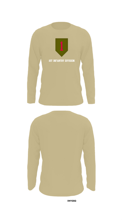 1st Infantry Division 14744110 Long Sleeve Performance Shirt 92