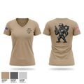 1st PLT Roosters Women's Short Sleeve V-neck Shirt - 1