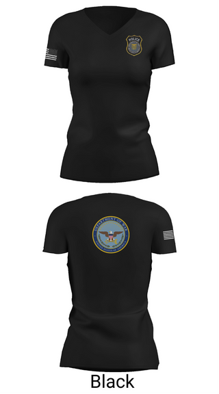 Womens Short Sleeve Vneck Shirt, DEPARTMENT OF THE ARMY CIVILIAN POLICE, Army, Teamtime, Team time, sublimation, custom sports apparel, team uniforms, spirit wear, spiritwear, sports uniforms, custom shirts, team store, custom team store, fundraiser sports, apparel fundraiser