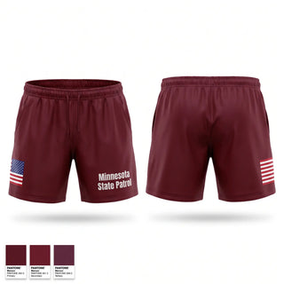 Athletic Shorts With Pockets, Minnesota State Patrol, Police, Teamtime, Team time, sublimation, custom sports apparel, team uniforms, spirit wear, spiritwear, sports uniforms, custom shirts, team store, custom team store, fundraiser sports, apparel fundraiser