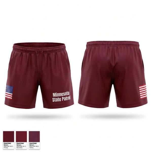 Athletic Shorts With Pockets, Minnesota State Patrol, Police, Teamtime, Team time, sublimation, custom sports apparel, team uniforms, spirit wear, spiritwear, sports uniforms, custom shirts, team store, custom team store, fundraiser sports, apparel fundraiser