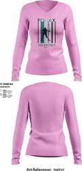 Massaponax Field Hockey 71618187 Women's Long Sleeve V-neck Shirt - 5