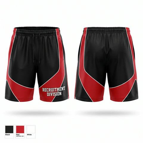 Athletic Shorts With Pockets, Recruitment Division, Police, Teamtime, Team time, sublimation, custom sports apparel, team uniforms, spirit wear, spiritwear, sports uniforms, custom shirts, team store, custom team store, fundraiser sports, apparel fundraiser