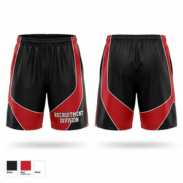 Athletic Shorts With Pockets, Recruitment Division, Police, Teamtime, Team time, sublimation, custom sports apparel, team uniforms, spirit wear, spiritwear, sports uniforms, custom shirts, team store, custom team store, fundraiser sports, apparel fundraiser
