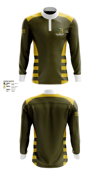 Quarter Zip Jacket, Santa Barbara Dons, Men's Basketball, Teamtime, Team time, sublimation, custom sports apparel, team uniforms, spirit wear, spiritwear, sports uniforms, custom shirts, team store, custom team store, fundraiser sports, apparel fundraiser