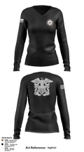 NSCS 5446816 Women's Long Sleeve V-neck Shirt - 6
