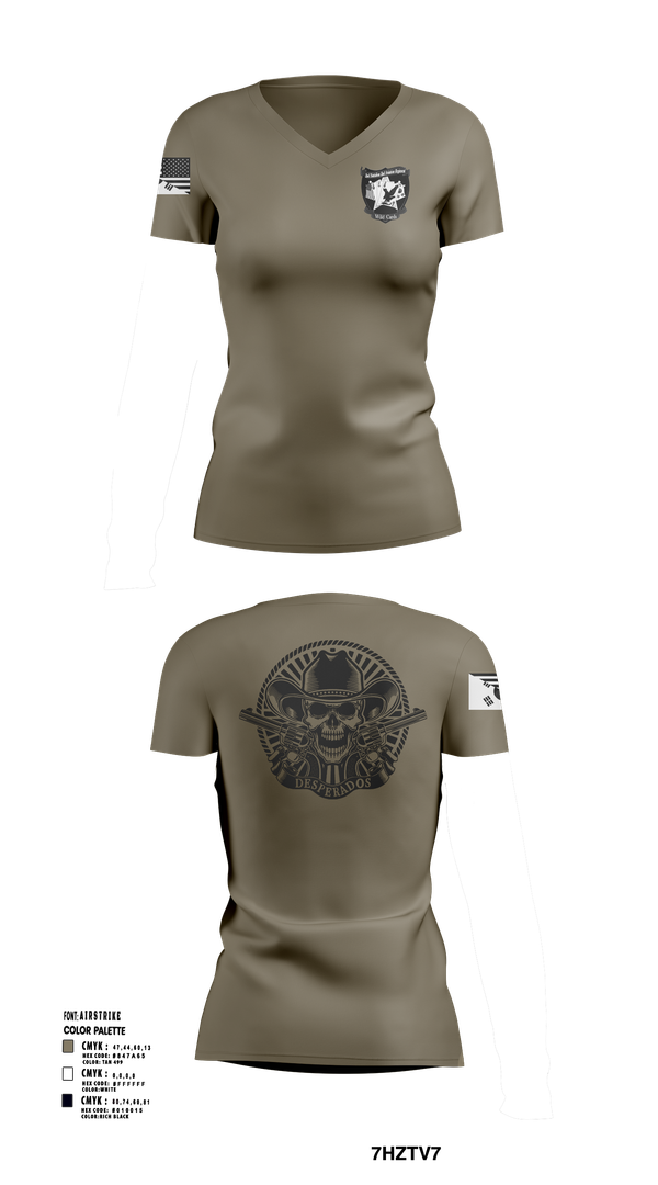 Womens Short Sleeve Vneck Shirt, Desperados, , Teamtime, Team time, sublimation, custom sports apparel, team uniforms, spirit wear, spiritwear, sports uniforms, custom shirts, team store, custom team store, fundraiser sports, apparel fundraiser