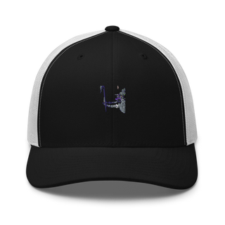 A BTRY 1-163D FA Reg 50980538 Retro Trucker Hat | Yupoong 6606