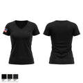 UIPD K9 UNIT 5154693 Women's Short Sleeve V-neck Shirt - 1
