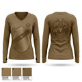 Blacksmiths Women's Long Sleeve V-neck Shirt - 1
