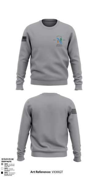 Crew Neck Sweatshirt, North Branch Police Dept., , Teamtime, Team time, sublimation, custom sports apparel, team uniforms, spirit wear, spiritwear, sports uniforms, custom shirts, team store, custom team store, fundraiser sports, apparel fundraiser