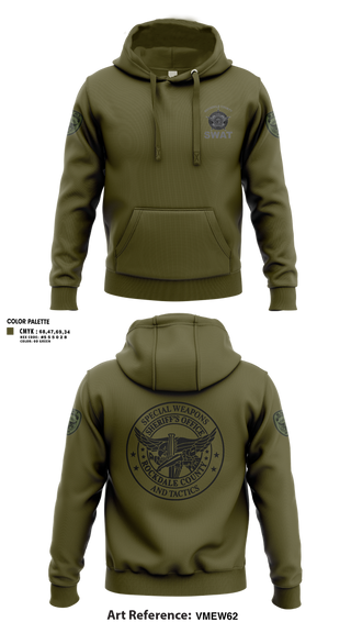 Hoodie, Rockdale SWAT, Police, Teamtime, Team time, sublimation, custom sports apparel, team uniforms, spirit wear, spiritwear, sports uniforms, custom shirts, team store, custom team store, fundraiser sports, apparel fundraiser