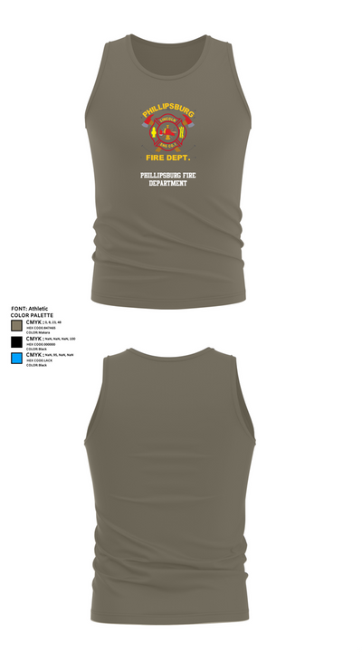 PHILLIPSBURG FIRE DEPARTMENT 39354124 Tank Top - 79