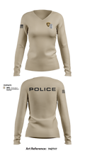 San Antonio Police Department 73330660 Women's Long Sleeve V-neck Shirt - 102