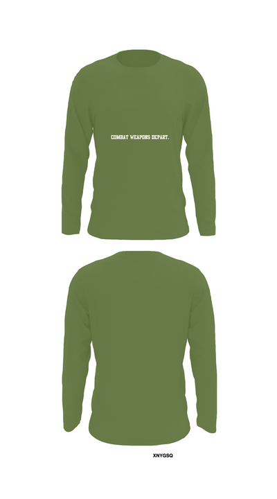 Combat Weapons Depart. 12107174 Long Sleeve Performance Shirt 50