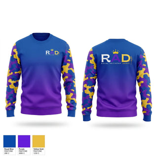 Crew Neck Sweatshirt, Royal Artistry Dance, Spirit Store, Teamtime, Team time, sublimation, custom sports apparel, team uniforms, spirit wear, spiritwear, sports uniforms, custom shirts, team store, custom team store, fundraiser sports, apparel fundraiser