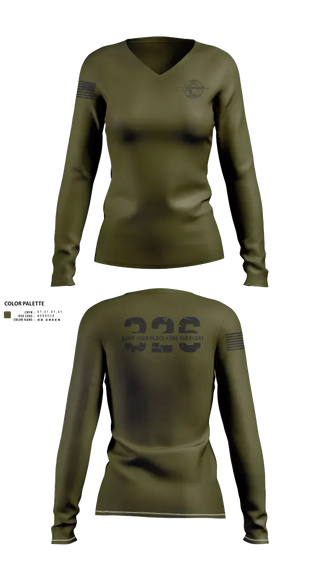 Womens Long Sleeve Vneck Shirt, MSP Tactical Team, Police, Teamtime, Team time, sublimation, custom sports apparel, team uniforms, spirit wear, spiritwear, sports uniforms, custom shirts, team store, custom team store, fundraiser sports, apparel fundraiser