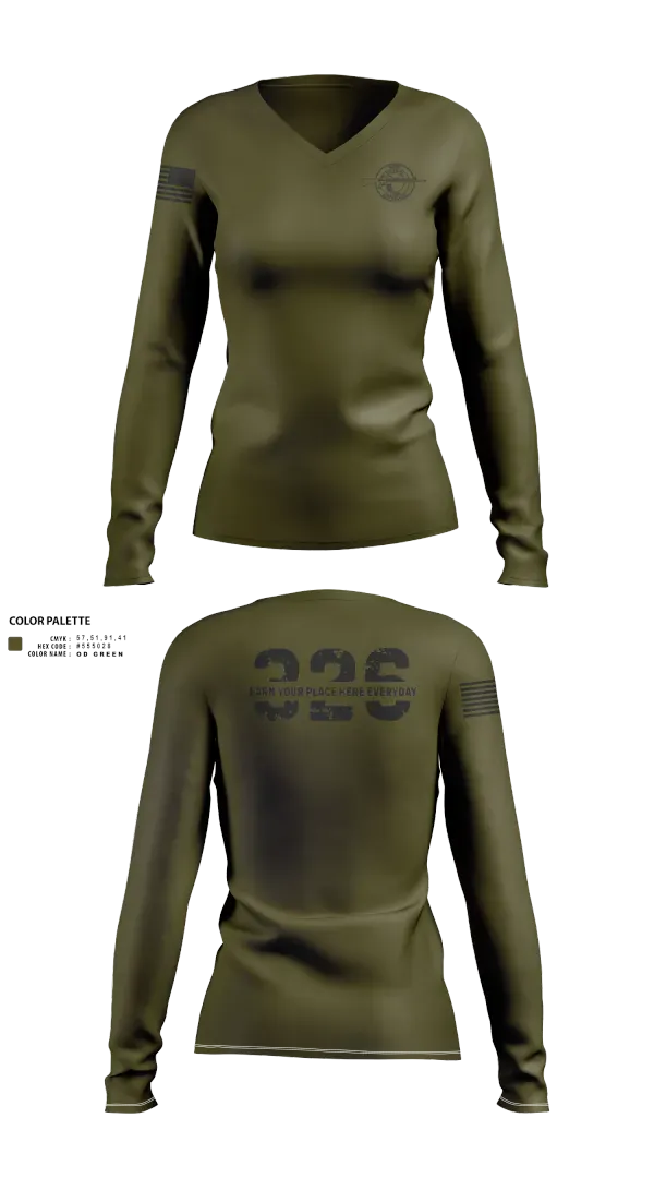 Womens Long Sleeve Vneck Shirt, MSP Tactical Team, Police, Teamtime, Team time, sublimation, custom sports apparel, team uniforms, spirit wear, spiritwear, sports uniforms, custom shirts, team store, custom team store, fundraiser sports, apparel fundraiser
