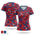 39th BDE 2-153 INF REG “GUNSLINGERS” Women's Short Sleeve V-neck Shirt - 1