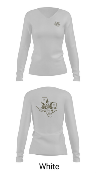 Womens Long Sleeve Vneck Shirt, Lone Star Task Force, Police, Teamtime, Team time, sublimation, custom sports apparel, team uniforms, spirit wear, spiritwear, sports uniforms, custom shirts, team store, custom team store, fundraiser sports, apparel fundraiser