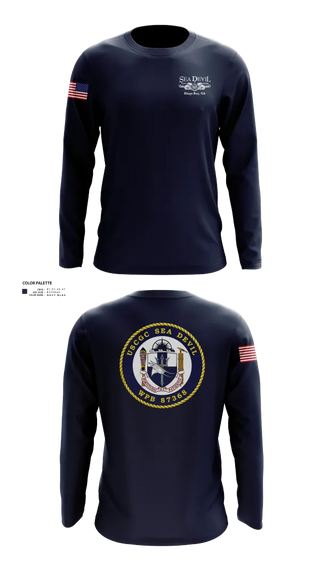 Long Sleeve Performance Shirt, USCGC SEADEVIL, , Teamtime, Team time, sublimation, custom sports apparel, team uniforms, spirit wear, spiritwear, sports uniforms, custom shirts, team store, custom team store, fundraiser sports, apparel fundraiser