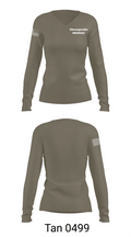 Chesapeake MEDDAC 53229559 Women's Long Sleeve V-neck Shirt - 11