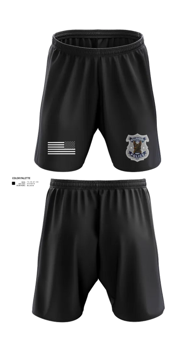 Willoughby Police K9 Unit 23687363 Athletic Shorts With Pockets - 30