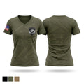 Deer Lodge Police Department Women's Short Sleeve V-neck Shirt - 1