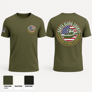 Short Sleeve Performance Shirt, Santa Clara County Park Rangers, Police, Teamtime, Team time, sublimation, custom sports apparel, team uniforms, spirit wear, spiritwear, sports uniforms, custom shirts, team store, custom team store, fundraiser sports, apparel fundraiser
