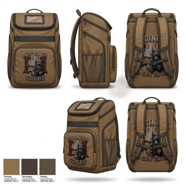 Gear Bag, 668th C2CRE, Army, Teamtime, Team time, sublimation, custom sports apparel, team uniforms, spirit wear, spiritwear, sports uniforms, custom shirts, team store, custom team store, fundraiser sports, apparel fundraiser