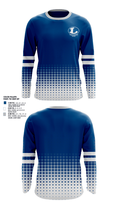 Lampasas Badgers BBYL 83590914 Long Sleeve Performance Shirt 2