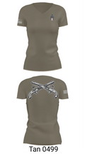 712th MP Co 21611844 Women's Short Sleeve V-neck Shirt - 68