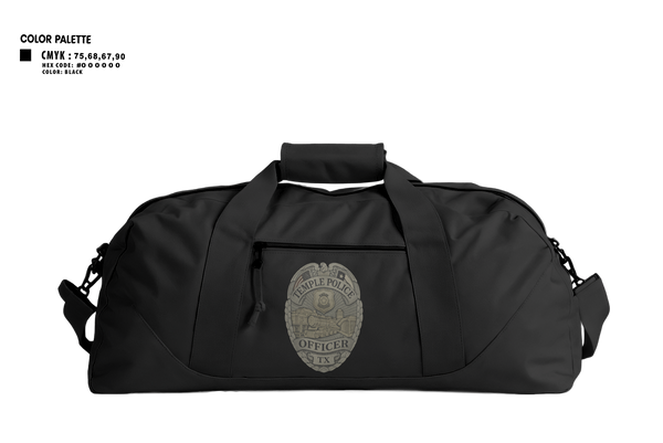 Duffle Bag, Temple PD UAS, Police, Teamtime, Team time, sublimation, custom sports apparel, team uniforms, spirit wear, spiritwear, sports uniforms, custom shirts, team store, custom team store, fundraiser sports, apparel fundraiser
