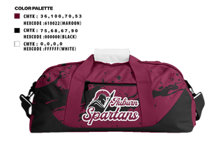 Duffle Bag, Auburn Spartans, , Teamtime, Team time, sublimation, custom sports apparel, team uniforms, spirit wear, spiritwear, sports uniforms, custom shirts, team store, custom team store, fundraiser sports, apparel fundraiser