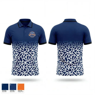 Short Sleeve Performance Polo, Astros, Baseball, Teamtime, Team time, sublimation, custom sports apparel, team uniforms, spirit wear, spiritwear, sports uniforms, custom shirts, team store, custom team store, fundraiser sports, apparel fundraiser