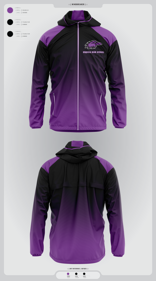 Windbreaker, Sequoia High School, , Teamtime, Team time, sublimation, custom sports apparel, team uniforms, spirit wear, spiritwear, sports uniforms, custom shirts, team store, custom team store, fundraiser sports, apparel fundraiser