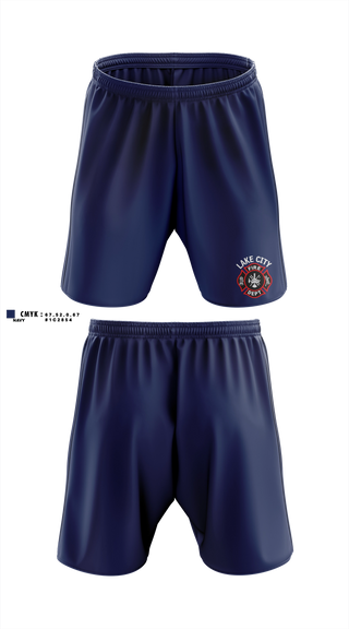 Athletic Shorts With Pockets, Lake City Fire Department, Fire Department, Teamtime, Team time, sublimation, custom sports apparel, team uniforms, spirit wear, spiritwear, sports uniforms, custom shirts, team store, custom team store, fundraiser sports, apparel fundraiser
