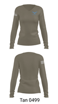 Herc Services 63879409 Women's Long Sleeve V-neck Shirt - 77