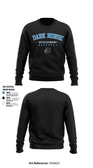 Crew Neck Sweatshirt, DHD Broncos, Baseball, Teamtime, Team time, sublimation, custom sports apparel, team uniforms, spirit wear, spiritwear, sports uniforms, custom shirts, team store, custom team store, fundraiser sports, apparel fundraiser