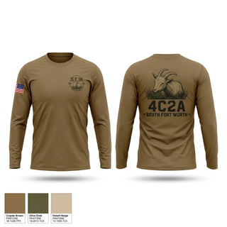 Long Sleeve Performance Shirt, S.F.W (4C2A), Army, Teamtime, Team time, sublimation, custom sports apparel, team uniforms, spirit wear, spiritwear, sports uniforms, custom shirts, team store, custom team store, fundraiser sports, apparel fundraiser