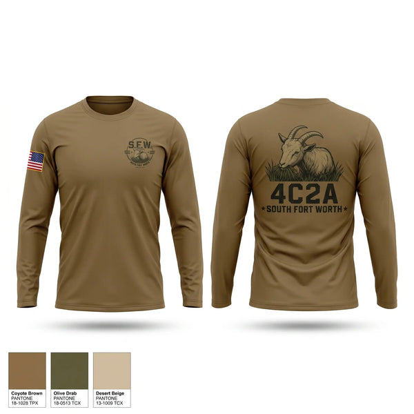 Long Sleeve Performance Shirt, S.F.W (4C2A), Army, Teamtime, Team time, sublimation, custom sports apparel, team uniforms, spirit wear, spiritwear, sports uniforms, custom shirts, team store, custom team store, fundraiser sports, apparel fundraiser