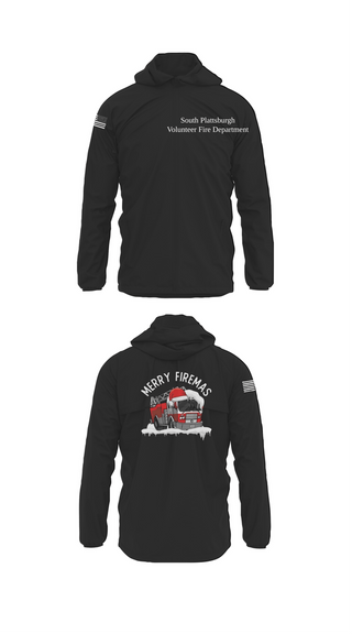 Windbreaker, South Plattsburgh Volunteer Fire Department, Fire Department, Teamtime, Team time, sublimation, custom sports apparel, team uniforms, spirit wear, spiritwear, sports uniforms, custom shirts, team store, custom team store, fundraiser sports, apparel fundraiser