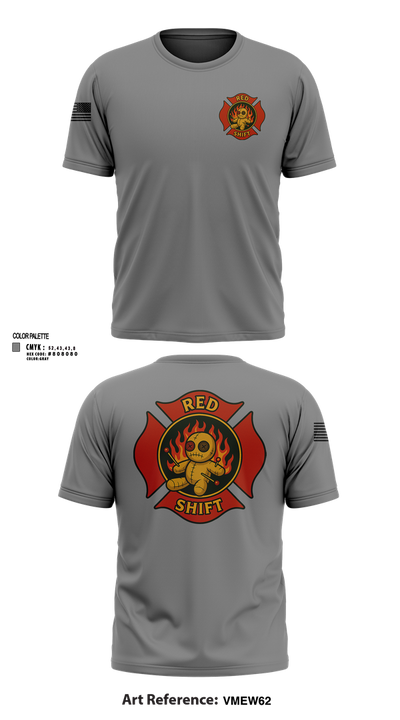 City of Lake Geneva Fire Department 76395935 Short Sleeve Performance Shirt - 103