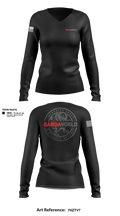 GardaWorld 8086998 Women's Long Sleeve V-neck Shirt - 1