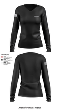 F/1 AVN REGT 18054973 Women's Long Sleeve V-neck Shirt - 6