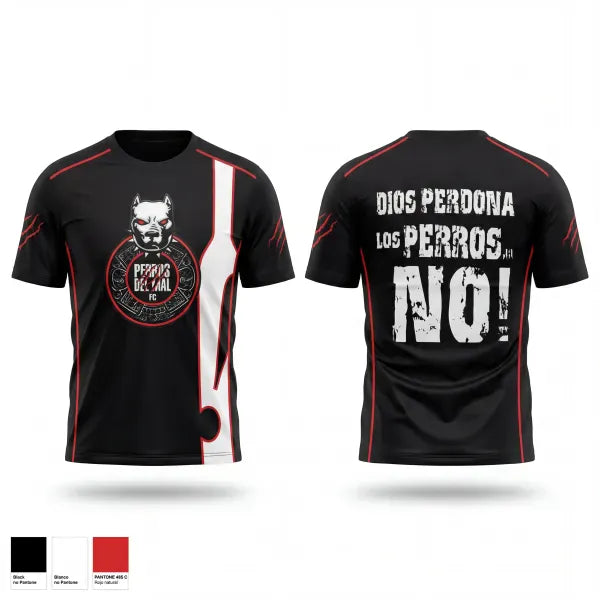 Old School Cotton Feel Shirt, PERROS DEL MAL FC, Men's Soccer, Teamtime, Team time, sublimation, custom sports apparel, team uniforms, spirit wear, spiritwear, sports uniforms, custom shirts, team store, custom team store, fundraiser sports, apparel fundraiser