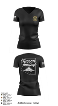 214 Intel 6643892 Women's Short Sleeve V-neck Shirt - 4