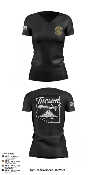 Womens Short Sleeve Vneck Shirt, 214 Intel, Air Force, Teamtime, Team time, sublimation, custom sports apparel, team uniforms, spirit wear, spiritwear, sports uniforms, custom shirts, team store, custom team store, fundraiser sports, apparel fundraiser