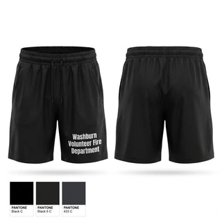 Athletic Shorts With Pockets, Washburn Volunteer Fire Department, Fire Department, Teamtime, Team time, sublimation, custom sports apparel, team uniforms, spirit wear, spiritwear, sports uniforms, custom shirts, team store, custom team store, fundraiser sports, apparel fundraiser